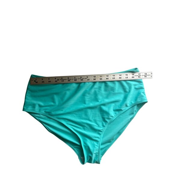 Womens Halter Neck Turquoise Butterfly Print  2 Pc Swimsuit Dress, Size XXL - Picture 10 of 16